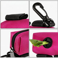Dog Poop Bag Dispenser Holder Soft Waste Bags Roll Holders Leash Clip - 1 Count (Pack of 1) / 1PC Pink - image 3