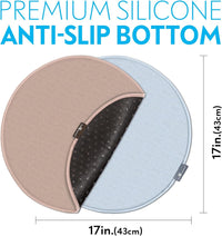 Paw Inspired Round Washable Pee Pads for Dogs - 17" (2 pack) - image 2