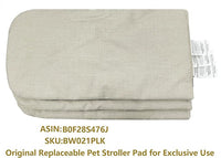 ROODO Pet Stroller Inner Pad for Exclusive Use,Original,Replaceable,Easy to Clean,Set of 3 pc(Light Khaki)