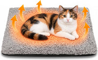 PatiencET Self Warming Cat Bed for Indoor Cats 18'' x 24'' - Gray / 14*20