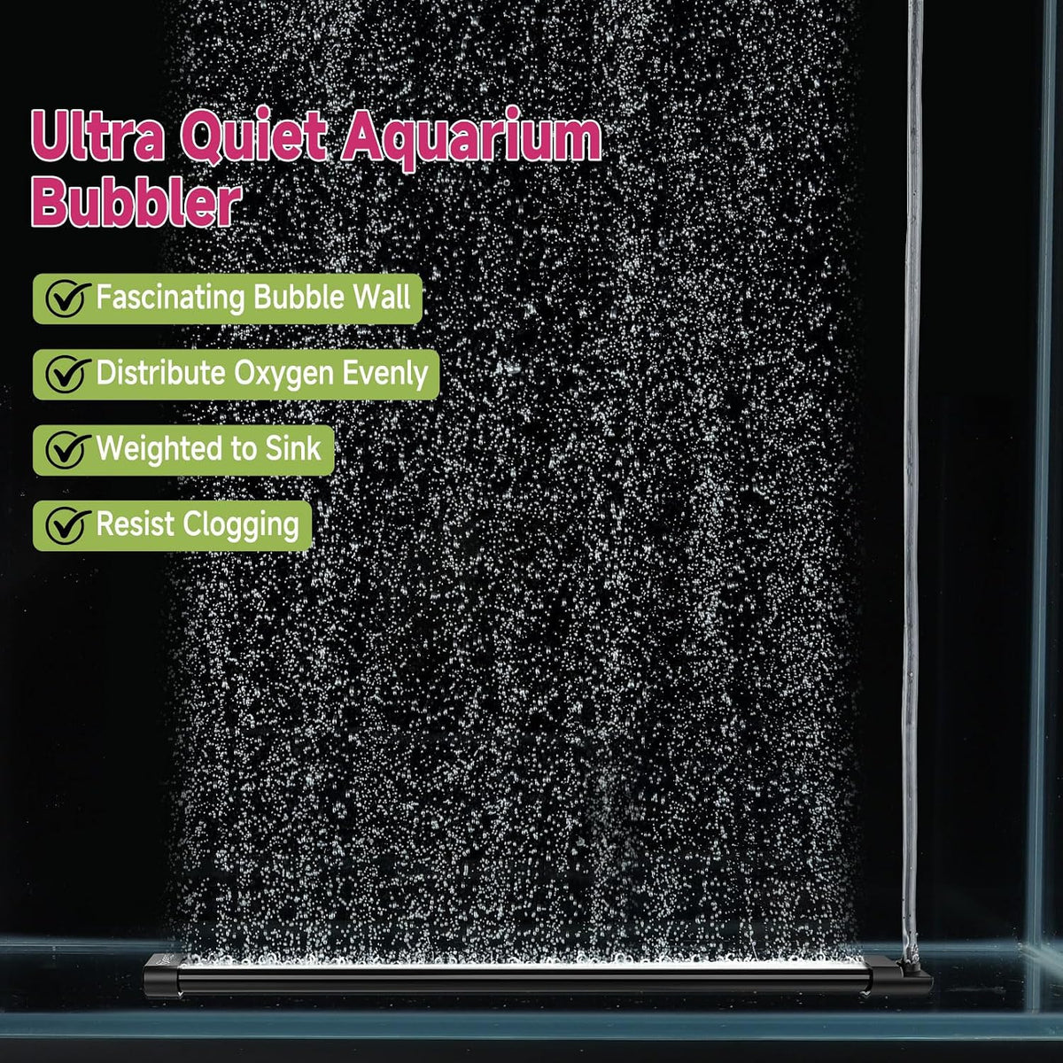 hygger Aquarium Bubble Curtain Wall - 2-PACK 15.7-IN - image 2