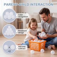 Clear Ball Pit Balls - Crush Proof Plastic Toy Balls for Boys and Girls – Fun for Kids & Family - 170 PACK / Transparent color - image 4