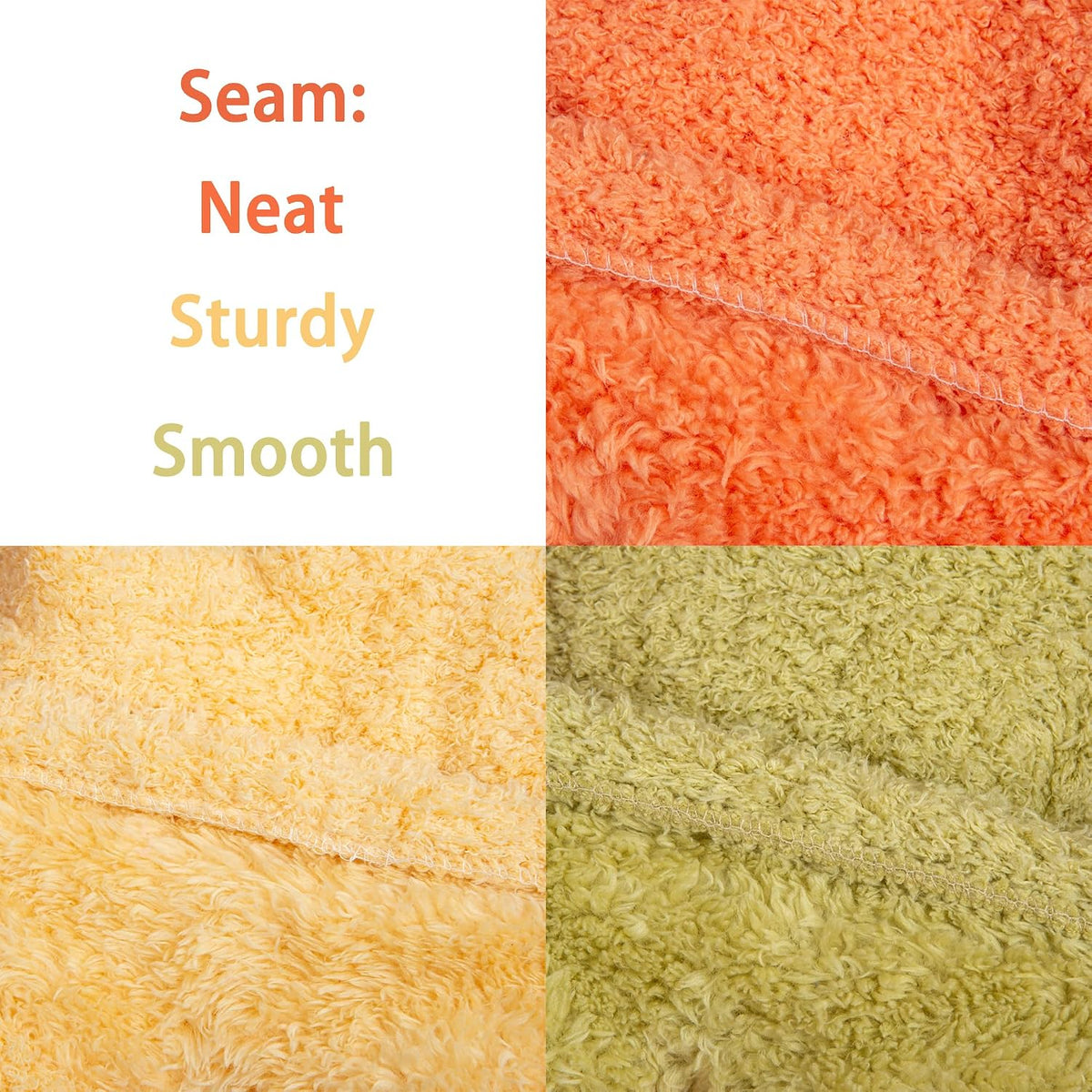 Dog Sweater, Dog Clothes for Medium Dogs Male or Boy - Orange+Yellow+Green / Medium - image 3