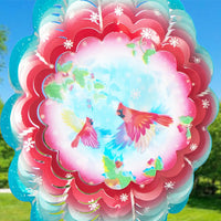Rooster Metal Wind Spinners - Vivid Cardinala / 12 Inch - image 3