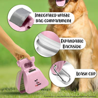 DogBuddy Pooper Scooper, Portable Dog Pooper Scooper - Medium / Pink - image 4