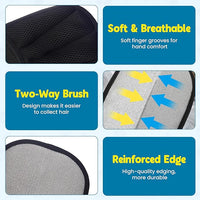 Pet Hair Removal Glove,Pet electrostatic Hair Removal Gloves, Washable Reusable Dogs Cats Hair Grooming Tools Gloves for Furniture Bed Sheets Couch Clothes Car Seat【2025 Upgraded】