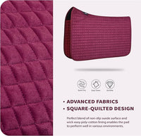 Tackmore Western Saddle Pad Breathable, Shock-Absorbing Saddle Pad