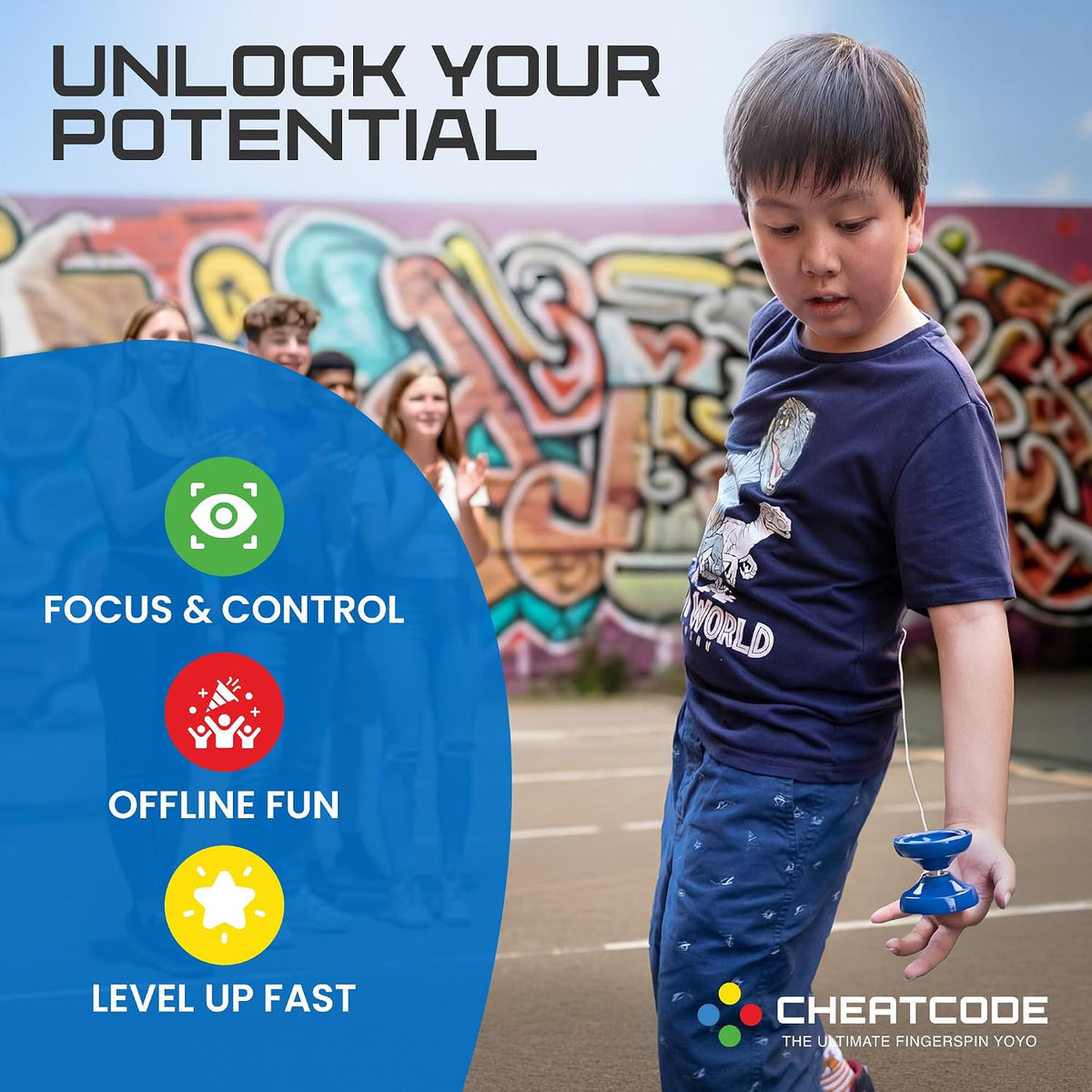 Cheatcode Yoyo by Brandon Vu, Master Fingerspin Tricks - Yellow - image 3