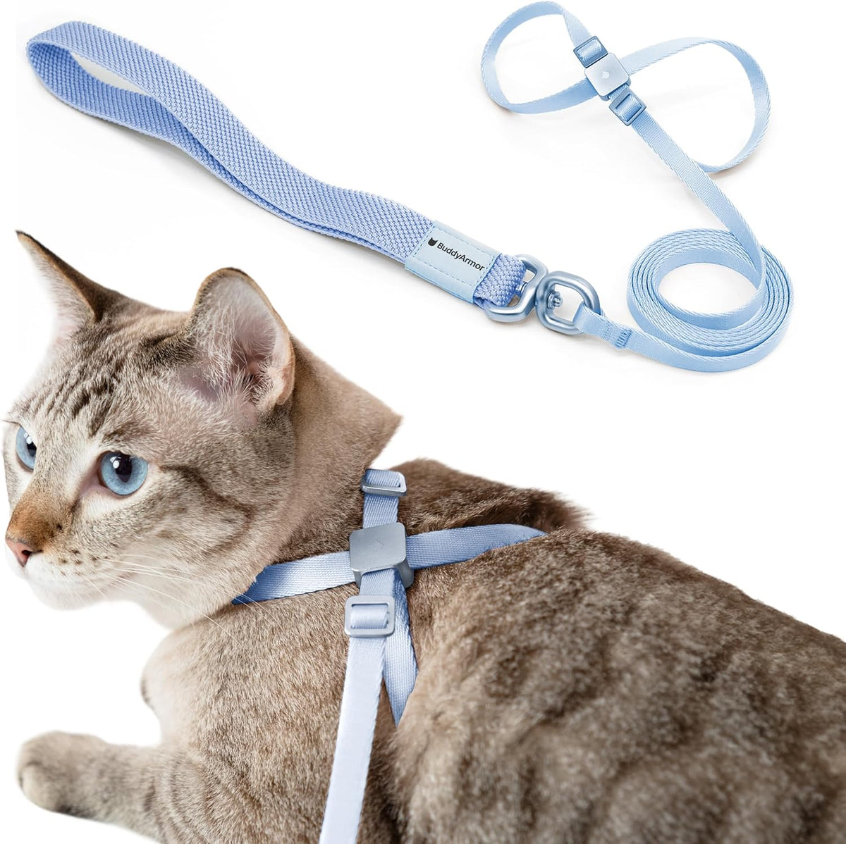 Cat Harness and Leash 2-in-1 - Sierra Blue