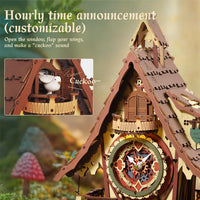 ROKR 3D Wooden Puzzles for Adults, Cuckoo Clock Model Kit - image 3