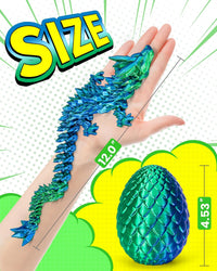 TBOLINE 12" 3D Printed Dragon Egg - Laser Green - image 4