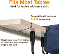 Extra-Sturdy Cat Desk Bed for Large Cats 50lbs Desk Cat Bed Attachment – Essentials for Cats - Blue - image 4
