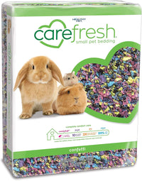 Carefresh White Natural Paper Small Pet Bedding - 50 L / confetti