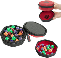 GEEKON Protective Dice Case with Foam Padding and Nesting Felt Dice