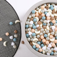 GOGOSO star, heart and moon ball pit balls in a pastel color mix with storage bag - view 5