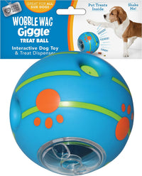 Wobble Wag Giggle Ball, Interactive Dog Toy - Treat