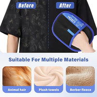 2Pcs Pet Hair Removal Glove,Double Sided Electrostatic, Reusable Cat & Dog Hair Remover Mitt for Furniture, Couch, Carpet, Car Seat, Quick Cleaning Grooming Glove