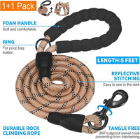 Heavy Duty Tactical Dog Harness for Large Dogs, No Pull Adjustable Pet Harness Reflective Service Training Easy Control Pet Vest Military K9 Working Dog Harnesses- Large, Desert Camo