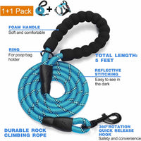 tobeDRI No Pull Dog Harness Adjustable Reflective Oxford Easy Control - Blue/Grey / Medium - image 2