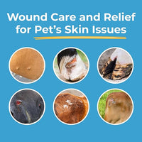 Hot Spot Gel for Dogs and Cats - Dog Wound and Skin Irritation Solution, Pet Emergency Kit, Hydrogel Ointment for Cuts, Burns, Itch, Skin Issues, and Pet Restoration & Wellness - 4 Oz