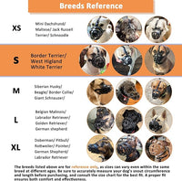 BARKLESS Dog Muzzle, Basket Muzzle for Biting, Chewing and Scavenging, Humane Cage Mouth Cover, Perfect for Grooming and Training Small Aggressive Reactive Dogs (S, Black)