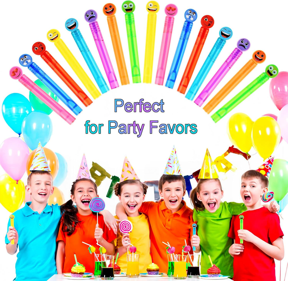 ritastar 32 mini bubble wands with Halloween designs in a gift box - view 22