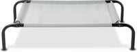 Amazon Basics Cooling Breathable Elevated Dog Bed with Metal Frame for Small Dogs, 36 x 22 x 7.5 Inch, Grey