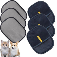3-Pack Pet Hair Removal Gloves, Remove Dog/Cat Fur from Clothing, Furniture, Bedding & Carpet, – Reusable & Washable Lint Hair Remover for Home & Pet Owners