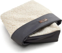 LE SURE Waterproof Dog Bed Cover Replacement - XX-Large / Grey-Sherpa / Sherpa, Oxford fabric
