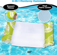Waterlife 4-in-1 Pool Hammock 4-Pack - 2 Pack (Navy, Green) - image 4