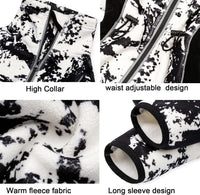 Fleece Dog Coat for Small Medium Dog - White / M - image 2