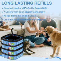 Genie Refill Bags for Cat Dog 2 Pack - 1 Count (Pack of 4) - image 4