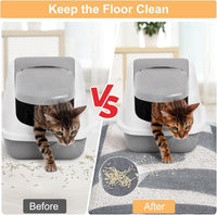 Large Cat Litter Mat, 40"x30" Litter Trapping Mat – Daily Care for Cats - image 3