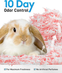 BUCATSTATE Hamster Bedding 15L, 99% Dust-Free Paper Bedding - Rosy / 70L - image 4