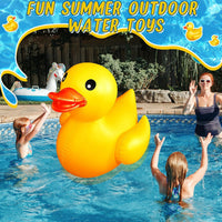 Hungdao 1 Pack 4 Feet Giant Inflatable Duck Pool Float - Yellow / 1 - image 4