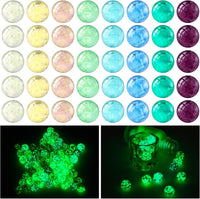 48 Pieces Marbles Glow in The Dark for Kids - 0.32 Inch