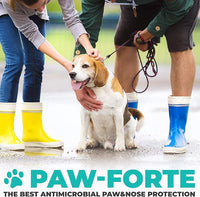Forticept PAW Balm | Dog Paw Protector from Hot Pavement, Dirt, Salt, Ice and Snow | Soother and Moisturizer for Cracked Dog Paw Pads | Natural Wax Based, Lick Safe 3 oz