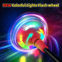 Aidabli purple ankle skip ball for kids with a light up flash wheel and padded ankle loop - view 8