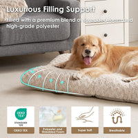 EHEYCIGA Washable XL Dog Beds Large Sized Dog - Beige / 41" x 27"x 4" - image 2