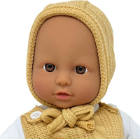 New York Doll Collection 11 inch soft body baby doll in polka dot onesie with pacifier and blanket - view 24