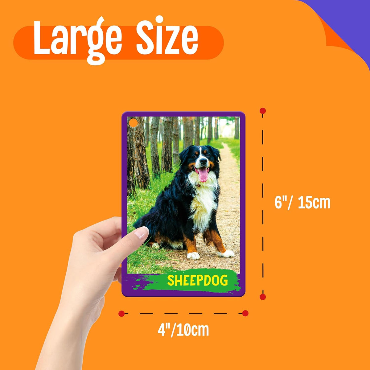 SpriteGru Spanish flashcards for toddlers with colorful cartoon images on rings - view 29