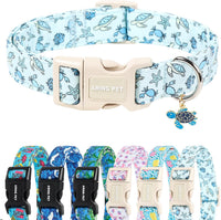 ARING PET Fall Dog Collars - X-Small / Summer Blue Turtle