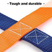 TOPNEW Ninja Cargo Rope Net for Kids - Blue&orange - image 3