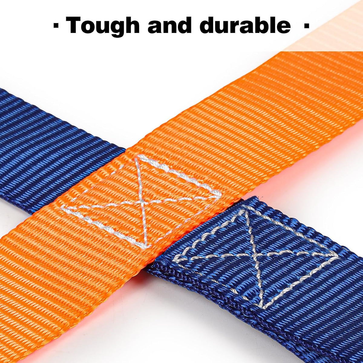 TOPNEW Ninja Cargo Rope Net for Kids - Blue&orange - image 3