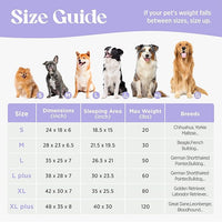LE SURE Cute Dog Beds for Extra Large Dogs, Orthopedic Waterproof XL Pet Bed with Sides, Non-Slip and Egg-Crate Foam Big Dog Couch Sofa with Washable Removable Cover, Beige