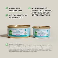 Open Farm Canned Kitten Food, Paté for Complete & Balanced Nutrition, Grain-Free and Legume-Free Wet Kitten Food, Chicken & Salmon Recipe, 2.8oz Cans (Case of 18)