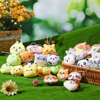 Libima 150 Pcs Mini Stuffed Animals Keychain, Plush Toys - 150 / Jungle Animals - image 4