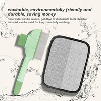 Pet Hair Removal Kit – Static Hair Removal Glove & Shedding Comb for Cats & Dogs, Removes Hair from Clothing, Furniture, Carpets & Bedding, Tackles Tangles, Fleas & Dander