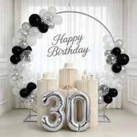 TONIFUL 40 Inch Red Number 3 Balloons Large Foil 3rd Birthday - Silver / 2 Count (Pack of 1) - image 3