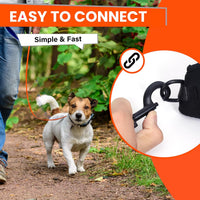 Waterproof Long Line Dog Training Leash, PVC-Coated - Orange / 16ft - image 2